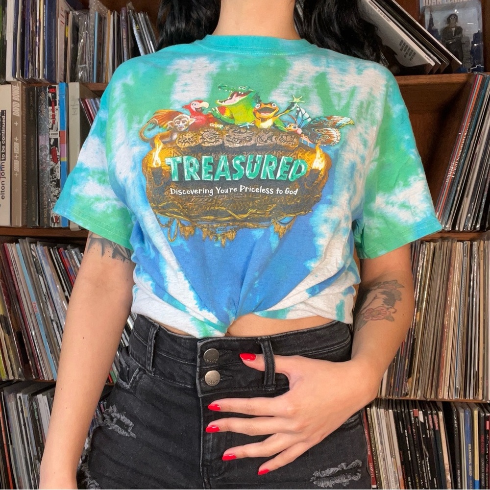 Tie dye Jesus tee